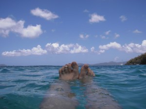 The Benefits of Bare Feet - Margie Smith Holt in the St. John Sun Times