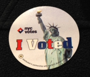NYC Votes Sticker