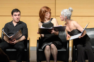Broadway actors perform at the annual Visible Ink staged reading at Memorial Sloan Kettering Cancer Center.