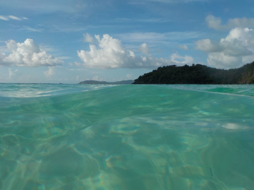 The color of the water at Virgin Islands National Park.